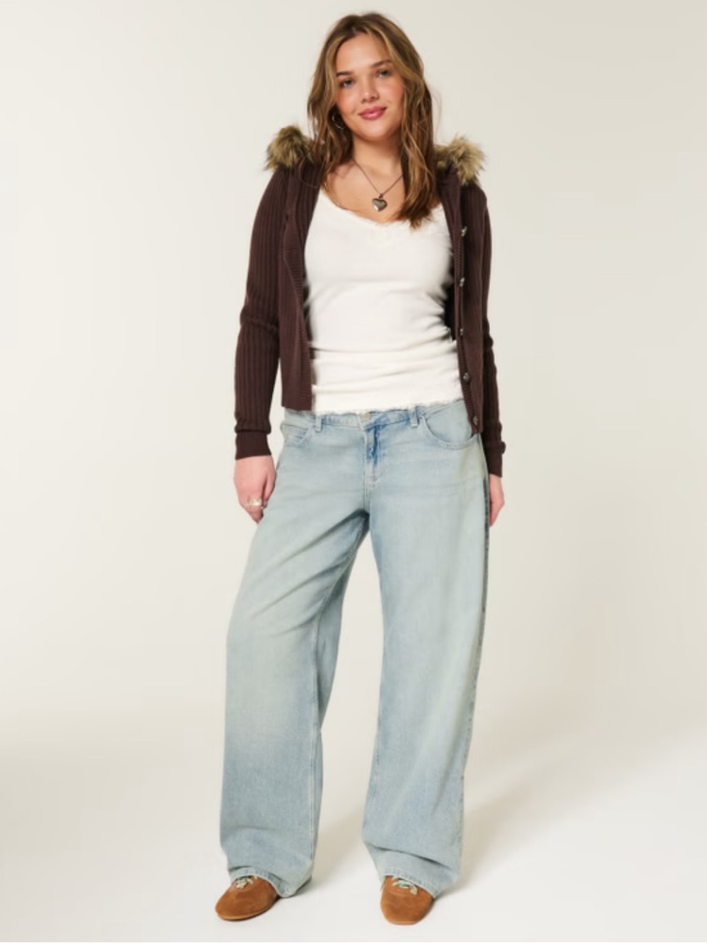NWT Hollister Low-Rise Y2K Light Wash Baggy Jeans - Long
